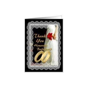  Wedding   Thank You / Honorary Bridesmaid Card Health 