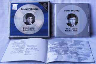 GENE PITNEY Platinum Collection CD Bio Lyric Booklet  