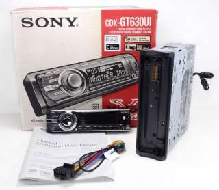   CDX GT630UI AM FM /WMA/AAC Compliant CD + iPOD Receiver   BRAND NEW