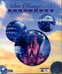 The Walt Disney World Explorer + Manual PC CD software  