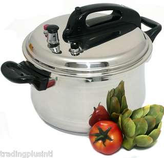 Pressure Cooker in Stainless Steel XXL Mode 9.5QT Capacity   Deluxe 