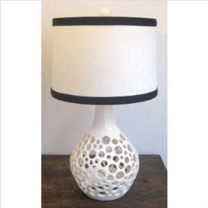    SWITCH Lacey Teardrop Table Lamp in White