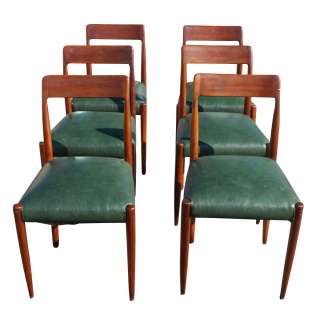 Vintage Danish Niels Moller Dining Chairs  