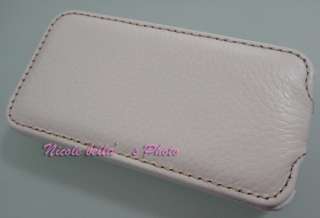 HANDMADE WHITE Melkco Genuine Leather Case for iPhone 4  