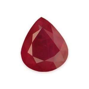  3.41cts Natural Genuine Loose Ruby Pear Gemstone 