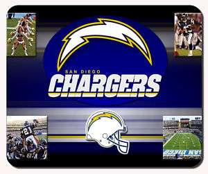 San Diego Chargers NFL Rectangular Mouse Pad  