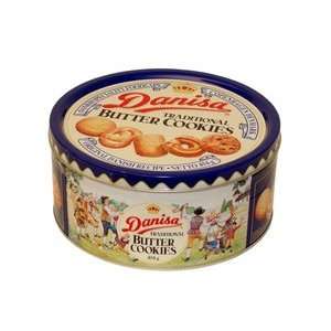 Danisa Butter Cookies 16 oz Festive Tin  Grocery & Gourmet 