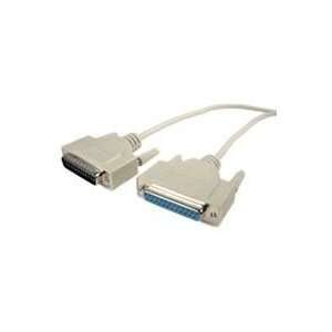  Cable, Null Modem, DB25 M/F, 6 Electronics