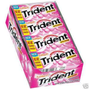 Trident sugar free chewing gum   Bubblegum 216 pieces  