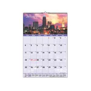   Visual Organizers City Sights Panoramic Wall Calendar