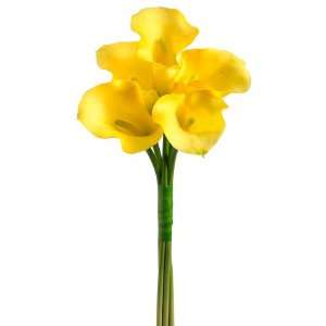  21 Calla Lily Bouquet x5 Yellow (Pack of 6)
