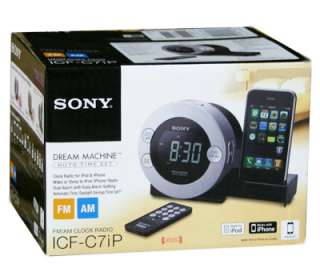 SONY ICF C7IP DREAM MACHINE IPOD DOCK ALARM CLOCK RADIO  