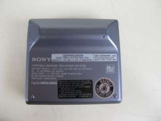 Sony MZ G750 Recording MD Mini Disc Walkman AM FM + Remote  