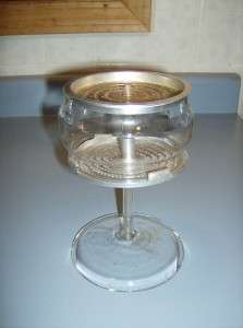 as flameware lid bottom stem marked as pyrex coffee pot has original 