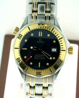 Omega Seamaster 18k Yellow Gold and Steel 36mm Watch  