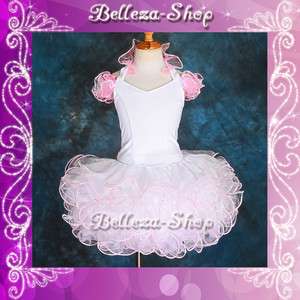 Cup Cake Halter National Pageant Dress Shell DIY Party Toddle 2 11 
