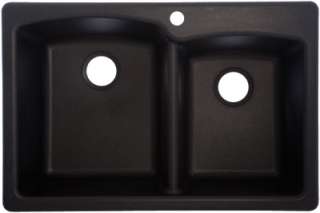   Double Offset Bowl Granite Composite Kitchen Sink 039487147991  