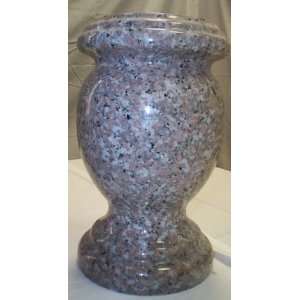    Granite vase for use with cemetery monument 6x6x10 