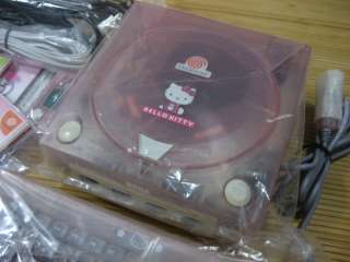 Sega Dreamcast Hello kitty Pink Console games system controller white 