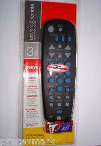 UNIVERSAL RCA REMOTE CONTROL FOR TV SAT CABLE VCR DVD  