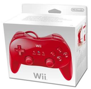 Classic Controller Pro Red Nintendo Wii BRAND NEW SEALED FREE UK 