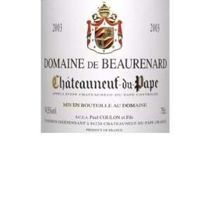  2003 Beaurenard Chateauneuf du Pape 750ml Grocery 