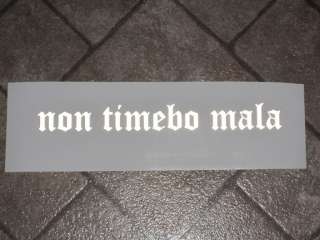 NON TIMEBO MALA HIGHLY REFLECTIVE DECAL 12LONG  