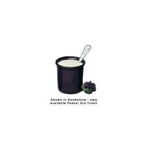 Bon Chef   2.63 qt Dressing Container, Aluminum/Black Speckled  