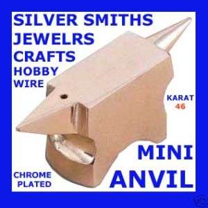 Chrome Steel Horn Anvil Small JEWELRY WIRE CRAFTS HOBBY  