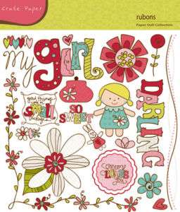 Crate Paper Paper Doll Collection Rub ons  