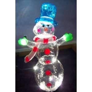 Holiday Christmas Large Outdoor Inflatable Air Blown SNowman LED 