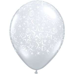  11 Starblast Around Clear Balloons (100 ct) Toys & Games