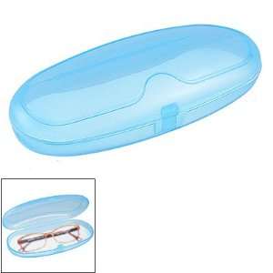   Clear Surface Skyblue Hard Plastic Eye Glasses Case Box Home