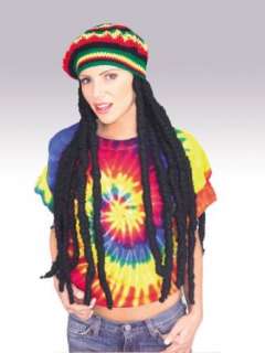   With Cap Dred Lock Wig Theatre Costumes Bob Marley Reggae Clothing