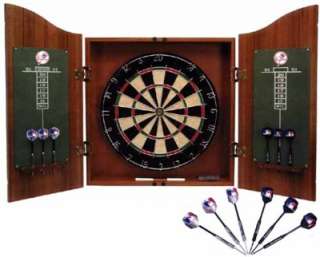 GameTables4Less is proud to offer the MLB Dartboard & Cabinet Set.