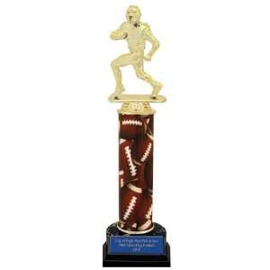  Football Column Trophies Custom Football COLUMN W/ BLACK 