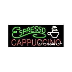  Espresso/Cappuccino Business Neon Sign with Cup Detail 