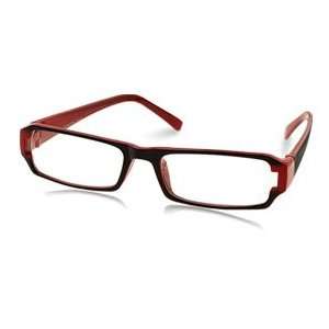  Clear Lens Cool Glasses with Red Black Frame