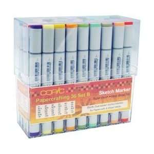 New   Copic Sketch Papercrafting Markers 36 Piece Set by Copic Marker 