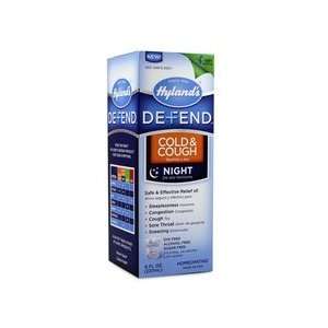 Hylands Defend Cough & Cold Nighttime 8 fl. oz. Homeopathic Remedies