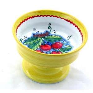   Gelato/Fruit footed cup GIALLO/YELLOW [#1471/G CIL]