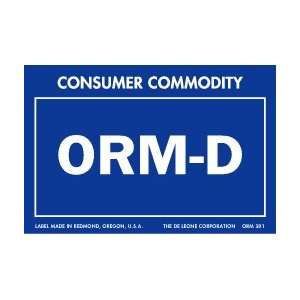  ORM D Consumer Commodity Labels, 2 x 3, orm 201, 1000 