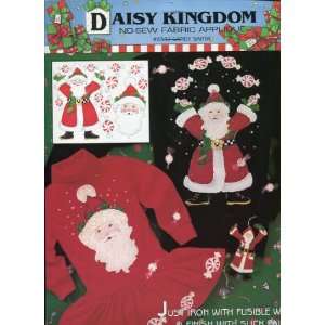  Daisy Kingdom No Sew Fabric Applique #6347 ~ Candy Santa 