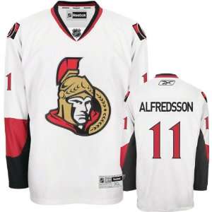 Daniel Alfredsson Jersey Reebok White #11 Ottawa Senators 