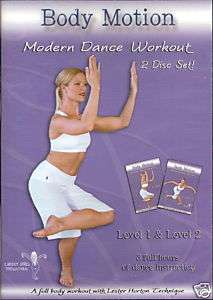 BODY MOTION MODERN DANCE Lester Horton Technique 2 DVDs  