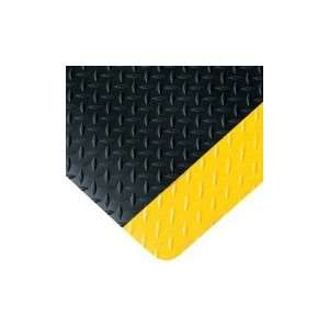  3 x 5 Black/Yellow Diamond Plate Mat