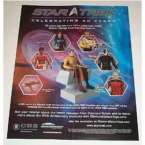  Star Trek Diamond Select Action Figures 20 by 16 Promo 