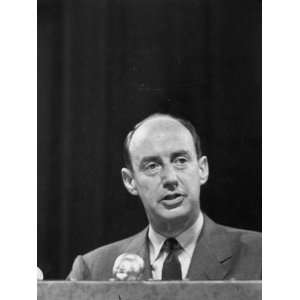  Governor Adlai E. Stevenson Speaking in Denver During His 