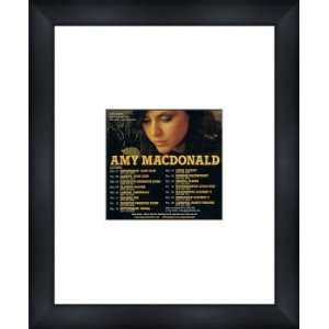 AMY MACDONALD UK Tour 2007   Custom Framed Original Ad   Framed Music 