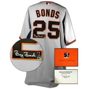 Barry Bonds San Francisco Giants MLB Hand Signed Authentic Away Gray 